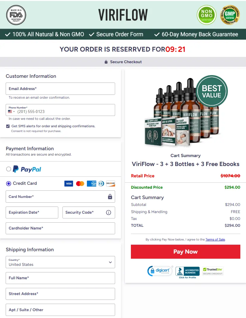 ViriFlow Order Now